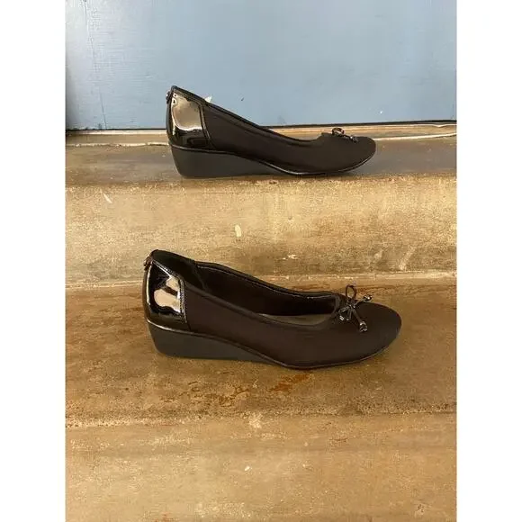 AK Sport black ballet style wedge - Picture 2 of 7